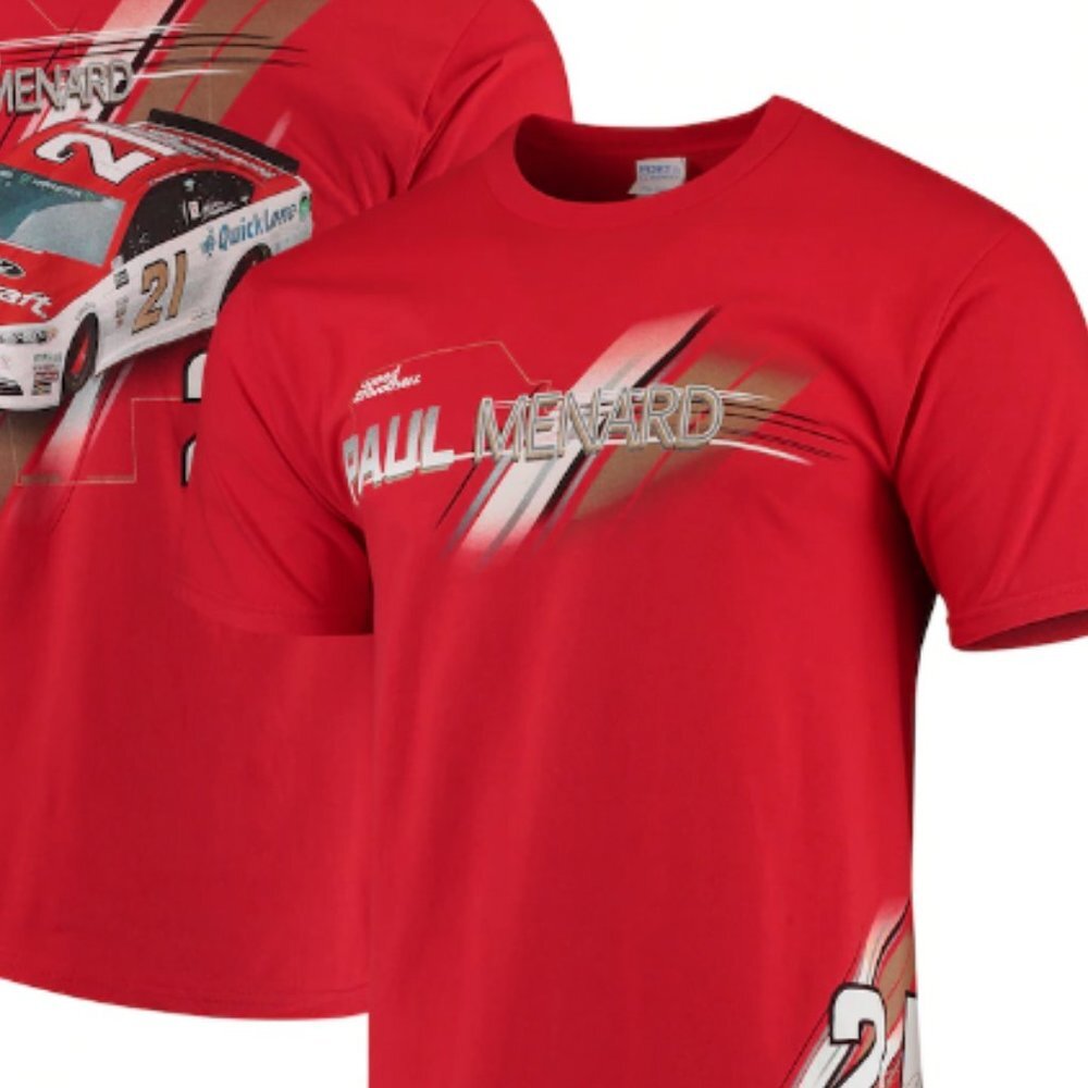 NASCAR Paul Menard T-shirt - red
